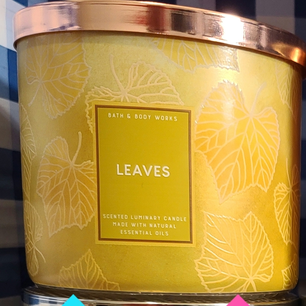 Leaves bath and body candle